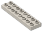 LEGO® Stein: Duplo Plate 2 x 8 44524 | Farbe: Light Grey