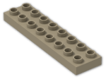 LEGO® Stein: Duplo Plate 2 x 8 44524 | Farbe: Sand Yellow