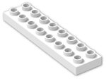LEGO® Stein: Duplo Plate 2 x 8 44524 | Farbe: White