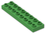 LEGO® Brick: Duplo Plate 2 x 8 44524 | Color: Bright Green