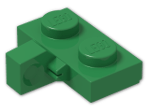 LEGO® Stein: Hinge Plate 1 x 2 Locking with Single Finger On Side Vertical 44567 | Farbe: Dark Green
