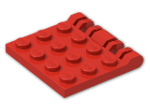 LEGO® Brick: Hinge Car Roof 4 x 4 Locking 44570 | Color: Bright Red