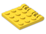 LEGO® Brick: Hinge Car Roof 4 x 4 Locking 44570 | Color: Bright Yellow