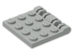 LEGO® Brick: Hinge Car Roof 4 x 4 Locking 44570 | Color: Grey