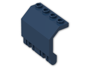 LEGO® Brick: Hinge Panel 2 x 4 x 3.333 Locking 44572 | Color: Earth Blue