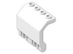 LEGO® Brick: Hinge Panel 2 x 4 x 3.333 Locking 44572 | Color: White
