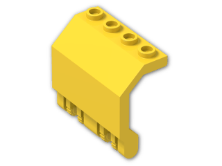 LEGO® Stein: Hinge Panel 2 x 4 x 3.333 Locking 44572 | Farbe: Bright Yellow