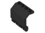 LEGO® Brick: Hinge Panel 2 x 4 x 3.333 Locking 44572 | Color: Black