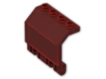 LEGO® Brick: Hinge Panel 2 x 4 x 3.333 Locking 44572 | Color: Transparent Red