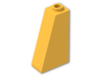 LEGO® Brick: Slope Brick 75 2 x 1 x 3 with Hollow Stud 4460b | Color: Flame Yellowish Orange