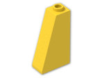 LEGO® Brick: Slope Brick 75 2 x 1 x 3 with Hollow Stud 4460b | Color: Bright Yellow
