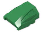 LEGO® Brick: Slope Brick Curved Top 2 x 2 x 1 with Dimples 44675 | Color: Dark Green
