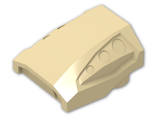LEGO® Brick: Slope Brick Curved Top 2 x 2 x 1 with Dimples 44675 | Color: Brick Yellow