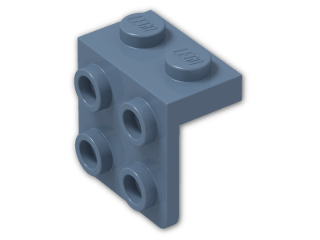 LEGO® Stein: Bracket 1 x 2 - 2 x 2 44728 | Farbe: Sand Blue