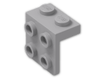 LEGO® Stein: Bracket 1 x 2 - 2 x 2 44728 | Farbe: Medium Stone Grey