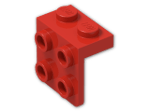 LEGO® Stein: Bracket 1 x 2 - 2 x 2 44728 | Farbe: Bright Red