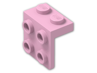 LEGO® Brick: Bracket 1 x 2 - 2 x 2 44728 | Color: Light Purple