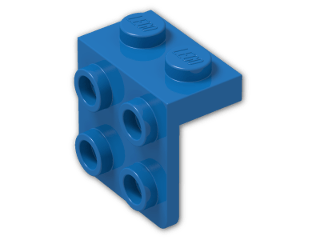 LEGO® Stein: Bracket 1 x 2 - 2 x 2 44728 | Farbe: Bright Blue