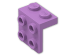 LEGO® Brick: Bracket 1 x 2 - 2 x 2 44728 | Color: Medium Lavender