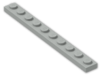 LEGO® Brick: Plate 1 x 10 4477 | Color: Grey