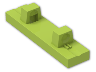 LEGO® Brick: Hinge Tile 1 x 4 Locking with 2 Single Fingers on Top 44822 | Color: Bright Yellowish Green