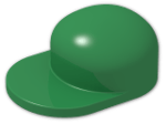 LEGO® Stein: Minifig Cap with Long Flat Peak 4485 | Farbe: Dark Green