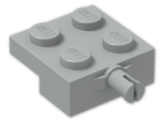 LEGO® Brick: Plate 2 x 2 with Wheel Holder 4488 | Color: Grey