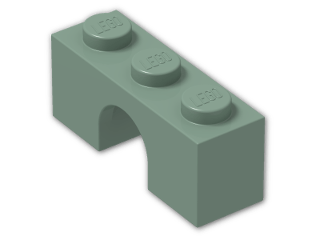LEGO® Brick: Arch 1 x 3 4490 | Color: Sand Green