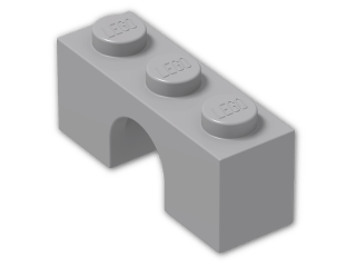 LEGO® Stein: Arch 1 x 3 4490 | Farbe: Medium Stone Grey