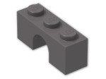 LEGO® Brick: Arch 1 x 3 4490 | Color: Dark Stone Grey