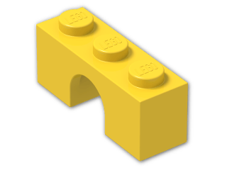 LEGO® Brick: Arch 1 x 3 4490 | Color: Bright Yellow