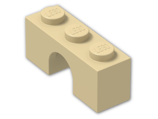 LEGO® Brick: Arch 1 x 3 4490 | Color: Brick Yellow