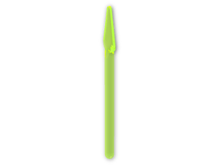 LEGO® Stein: Minifig Spear 4497 | Farbe: Transparent Fluorescent Green