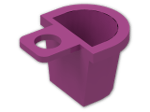 LEGO® Brick: Minifig Container D-Basket 4523 | Color: Bright Reddish Violet