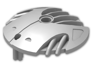 LEGO® Brick: Technic Shield 5 x 5 with Carved Metal Blade 45274 | Color: Silver