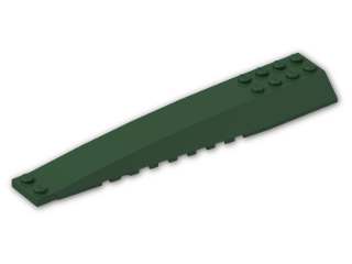 LEGO® Stein: Wedge 4 x 16 Triple Curved 45301 | Farbe: Earth Green