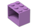 LEGO® Brick: Container Cupboard 2 x 3 x 2 with Solid Studs 4532 | Color: Medium Lavender