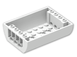 LEGO® Stein: Slope Brick Curved 6 x 8 x 2 Inverted Double 45410 | Farbe: White