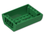 LEGO® Brick: Slope Brick Curved 6 x 8 x 2 Inverted Double 45410 | Color: Dark Green