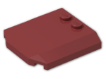 LEGO® Brick: Wedge 4 x 4 x 0.667 Curved 45677 | Color: New Dark Red