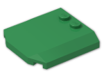 LEGO® Brick: Wedge 4 x 4 x 0.667 Curved 45677 | Color: Dark Green