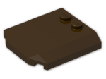 LEGO® Brick: Wedge 4 x 4 x 0.667 Curved 45677 | Color: Dark Brown