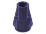 LEGO® Stein: Cone 1 x 1 4589 | Farbe: Transparent Bright Bluish Violet