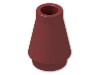 LEGO® Stein: Cone 1 x 1 4589 | Farbe: New Dark Red