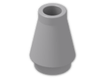 LEGO® Stein: Cone 1 x 1 4589 | Farbe: Medium Stone Grey