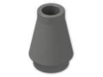 LEGO® Stein: Cone 1 x 1 4589 | Farbe: Dark Grey
