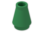 LEGO® Brick: Cone 1 x 1 4589 | Color: Dark Green