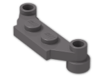LEGO® Stein: Plate 1 x 4 Offset 4590 | Farbe: Dark Stone Grey