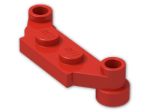 LEGO® Brick: Plate 1 x 4 Offset 4590 | Color: Bright Red