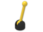 LEGO® Stein: Hinge Control Stick and Base (Bright Yellow Stick) 4592c01 | Farbe: Black